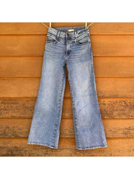 Edyson Denim - Edyson Womens Flare-Leg Denim Jeans Size 24 Blue 99% Cotton 1% Spandex Made In